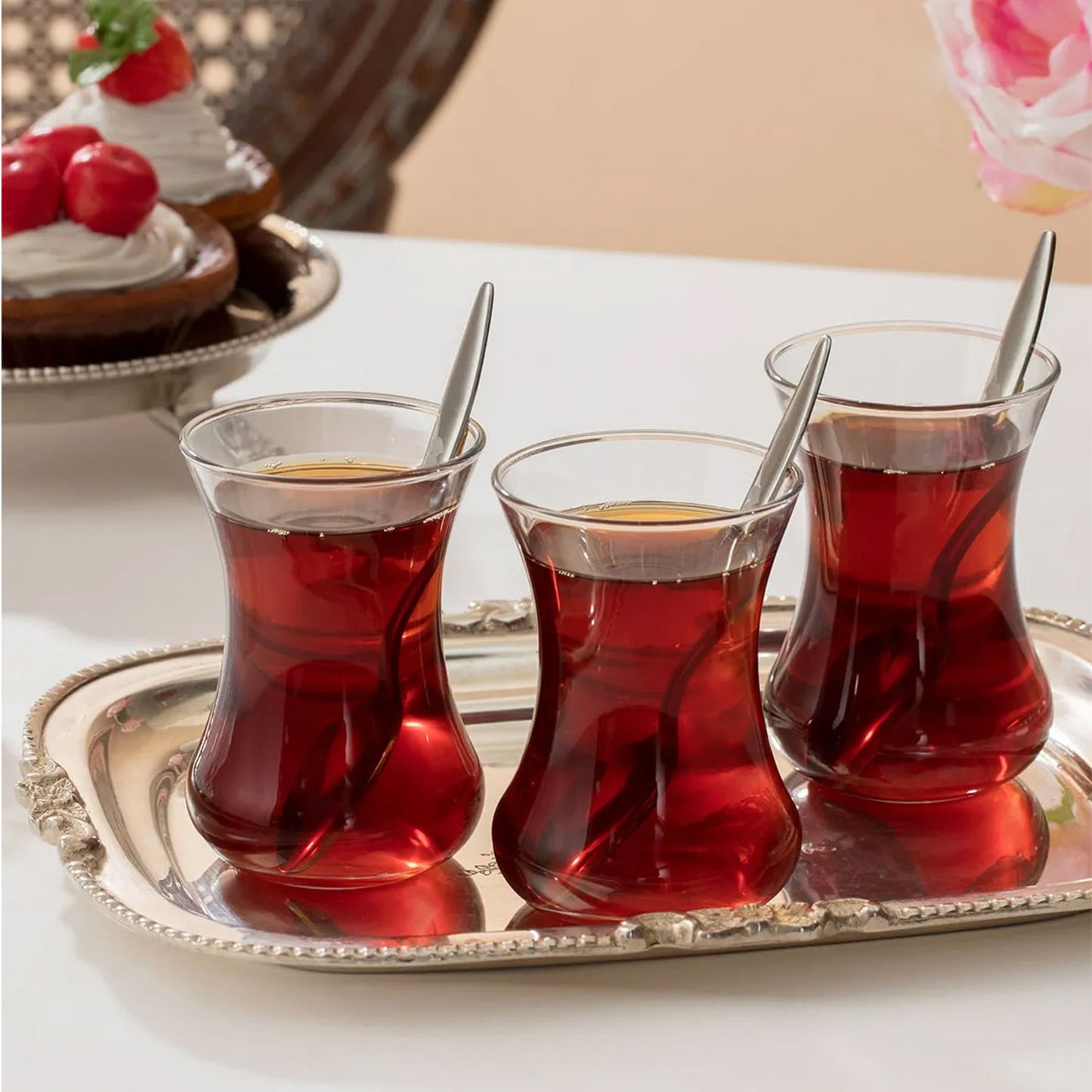 Madame Coco Victorine 6'er Teegläser Set 108ml Classic Design