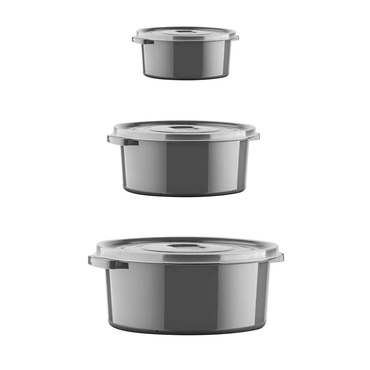 Mikrowellenbox, 12-Stück, Einfrierbox, Frischhaltebox, 3x Größen