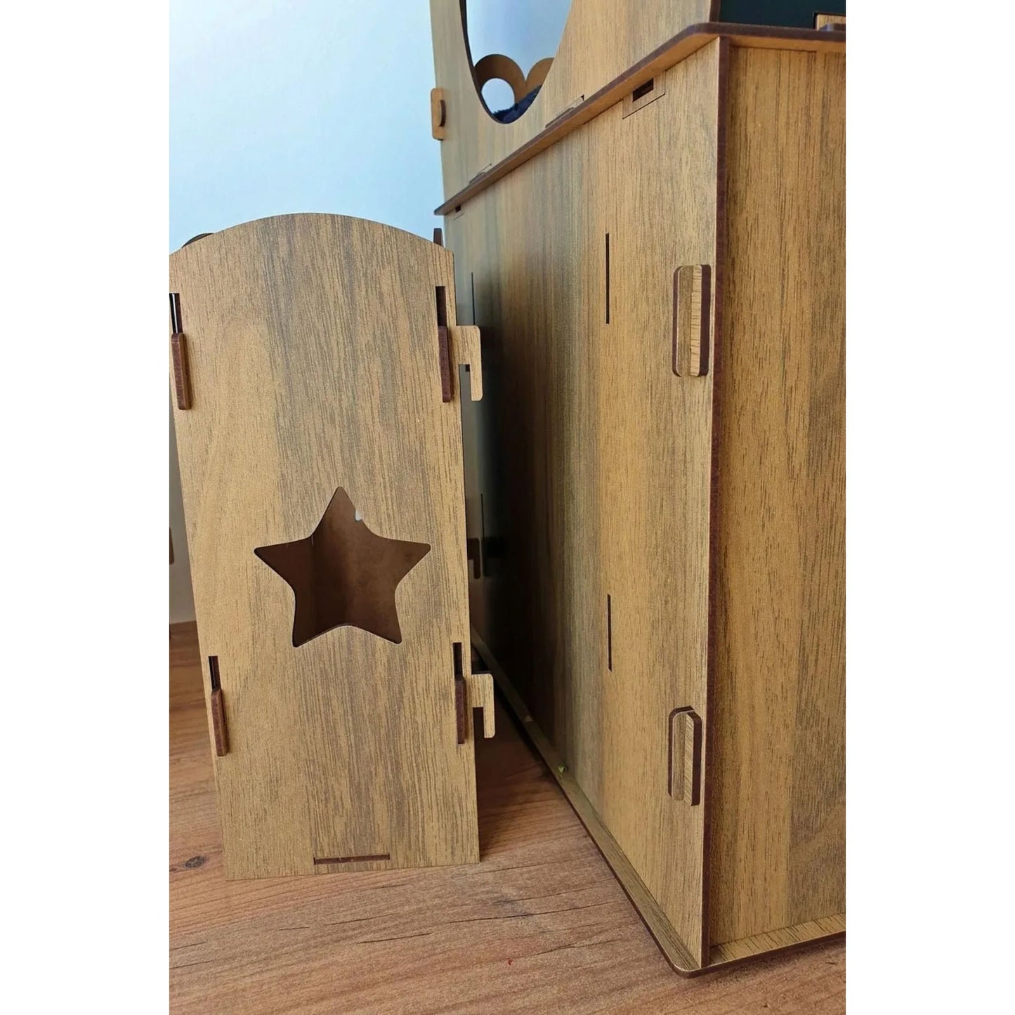 XL Kaninchenhaus mit Futterstation