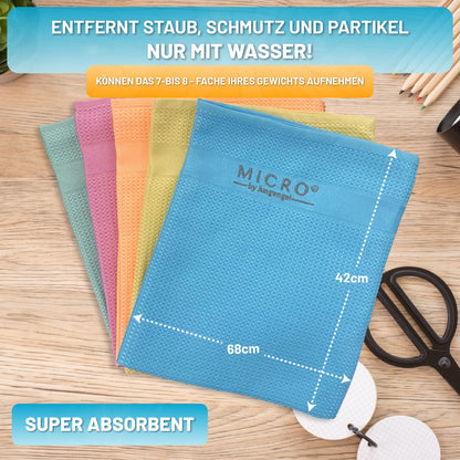 Micro by Jungengel Premium 5’er Reinigungstücher 100% Vegan