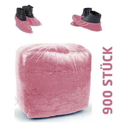 Einweg Schuhüberzieher 900x Stück Überschuhe in Rosa/Pink