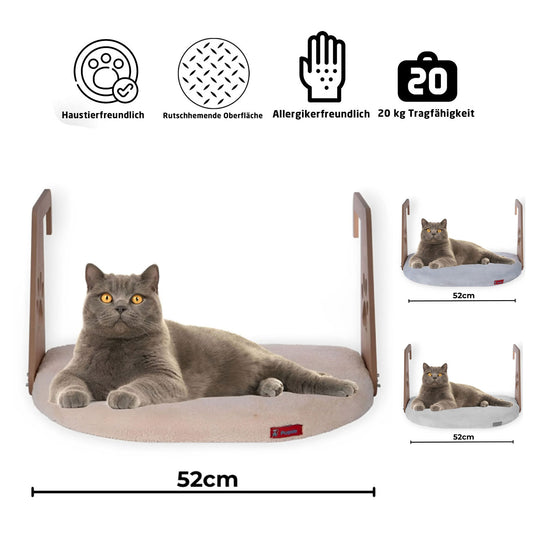 Hängebett für Katzen 52cm in drei verschieden Farben