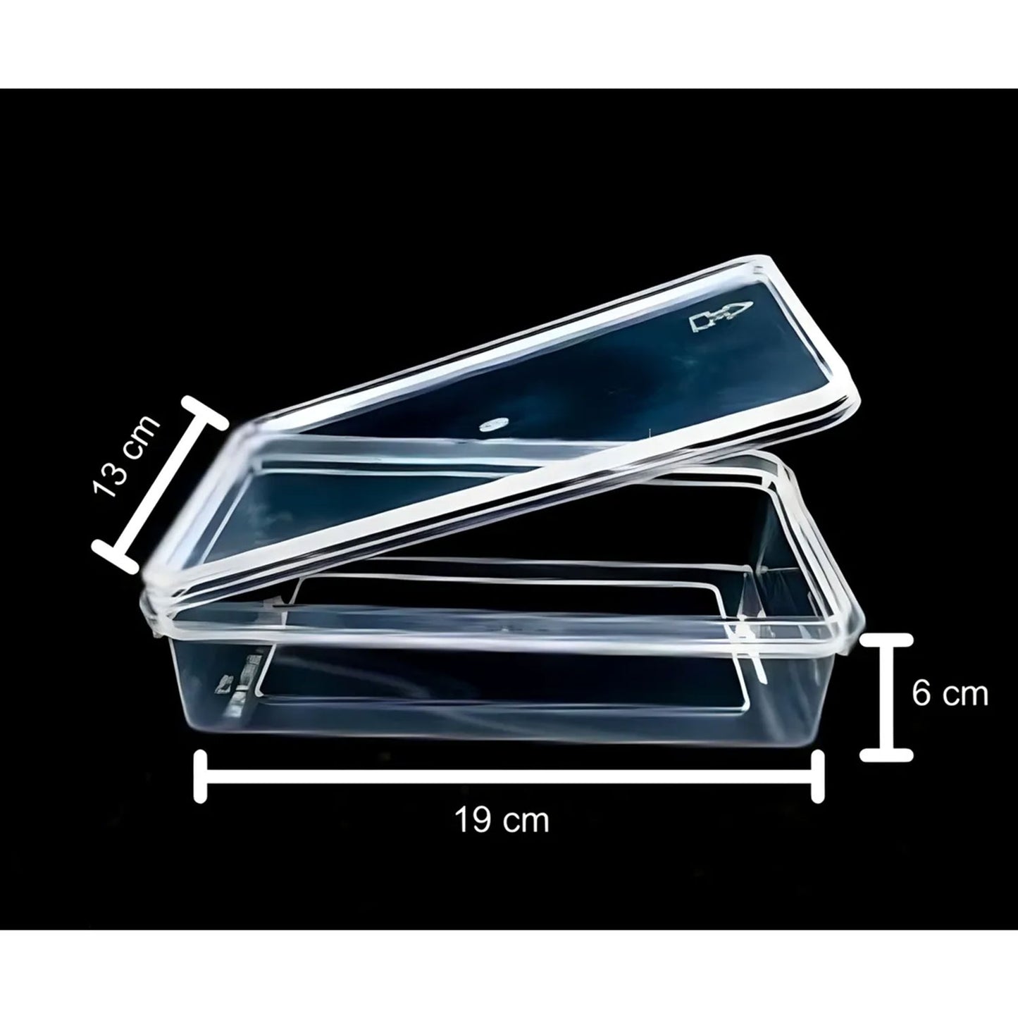 Aufbewahrungsboxen 10-Teilig 1-Liter Transparent