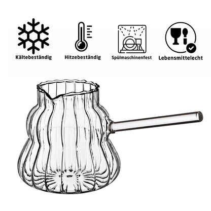 Exklusiver Glas Espressokocher 450ml