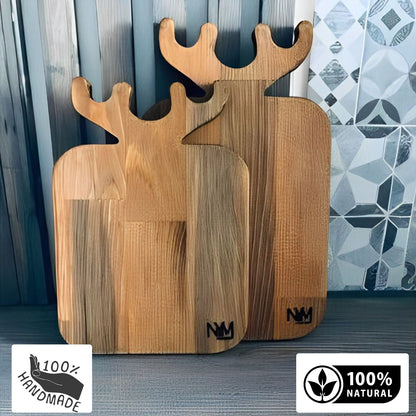 Schneidebrett 2'er Hirsch-Design