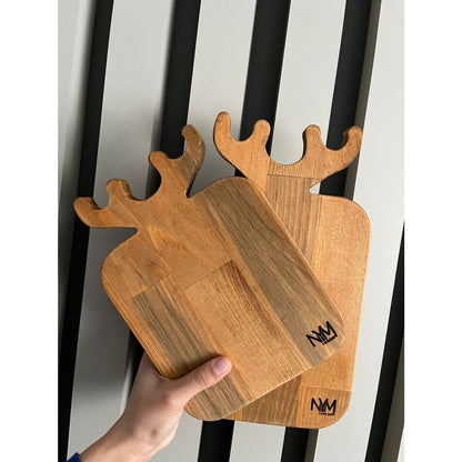 Schneidebrett 2'er Hirsch-Design