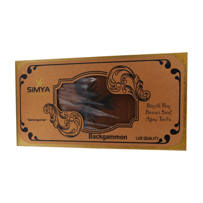 Handgefertigtes Holz Backgammon / Tavla Set