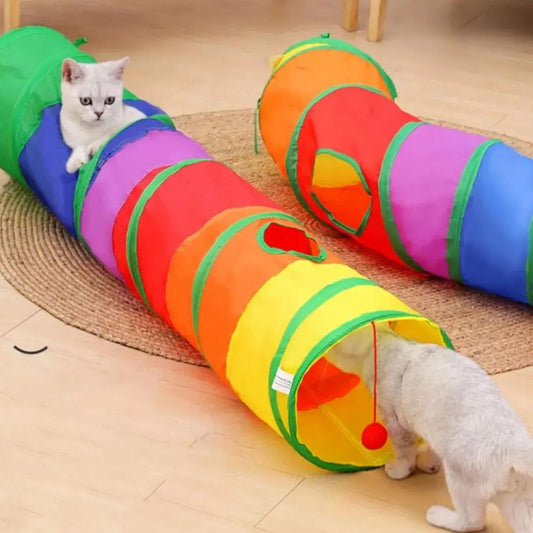 Katzentunnel Spielzeug für Katzen 120cm