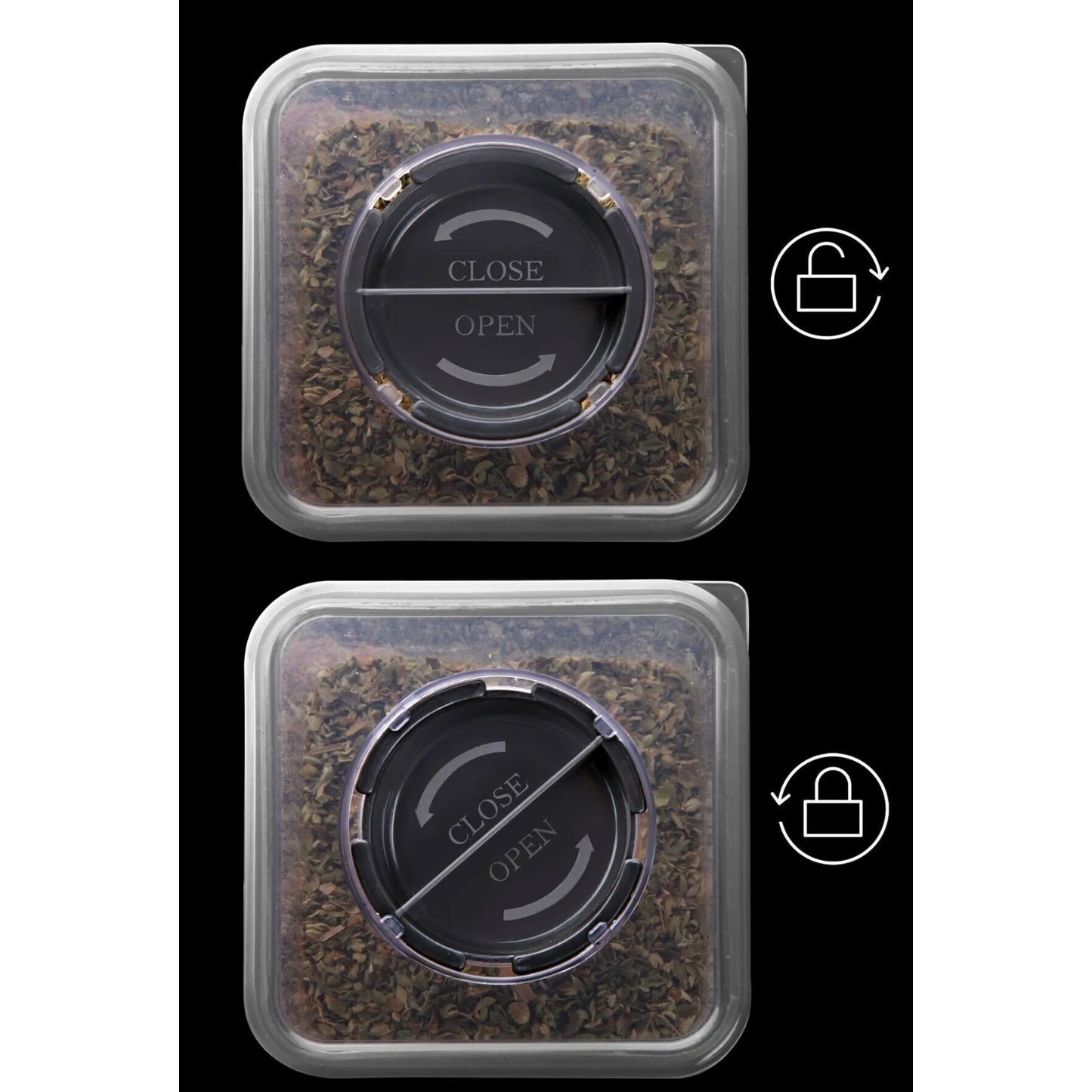 Gewürzdosen Set 6-Teilig 550ml