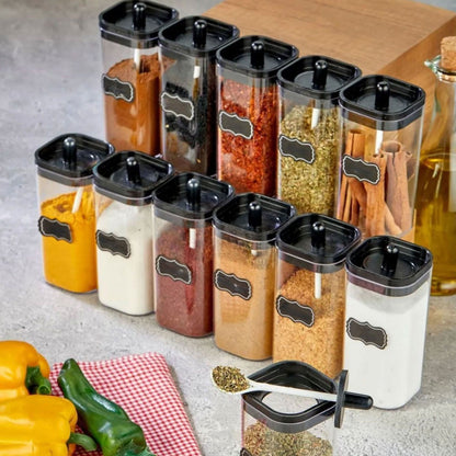 Gewürzdosen Set 12-Teilig 300ml