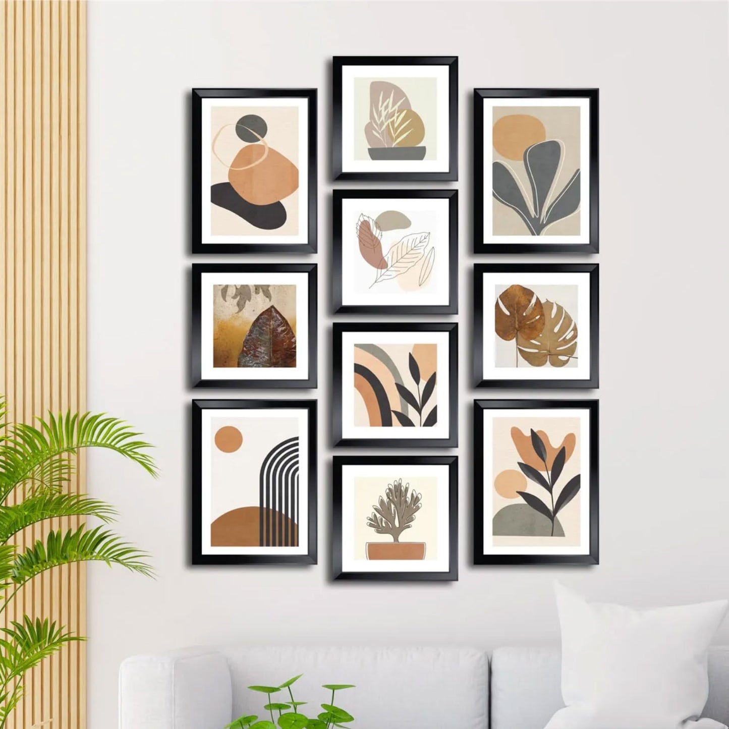 10-Teiliges Wandbild