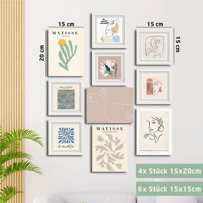 10-Teiliges Wandbild