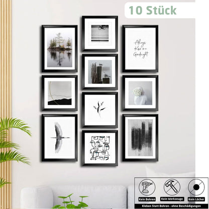 10-Teiliges Wandbild