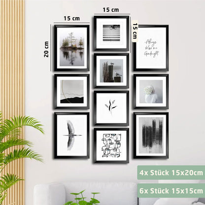 10-Teiliges Wandbild