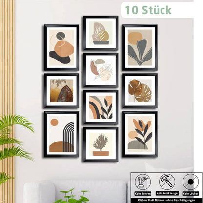 10-Teiliges Wandbild