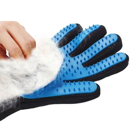 Rechtshändiger Handschuh zur Fellpflege für Katzen und Hunde
