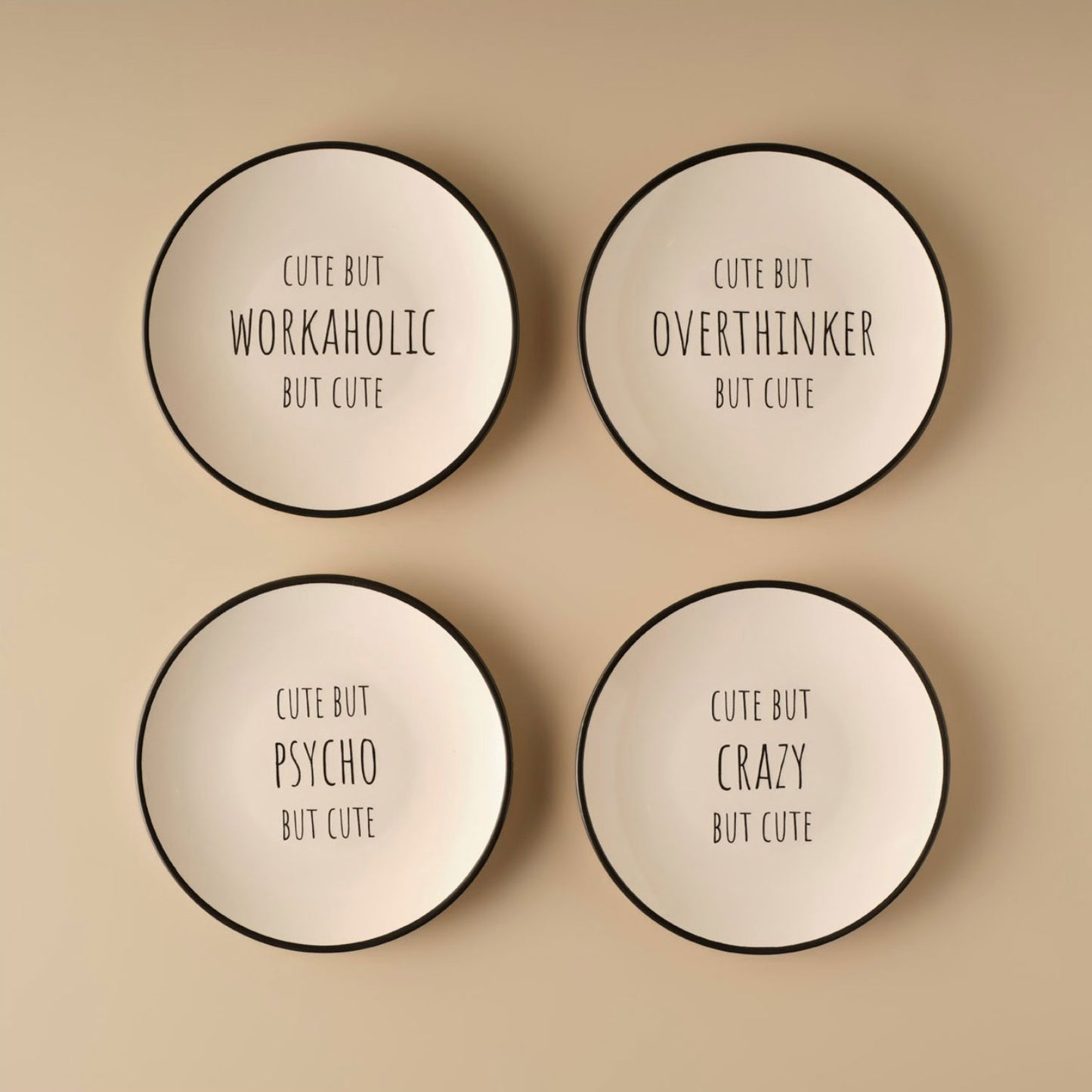 Desertteller Set 4-Teilig Cute But Design