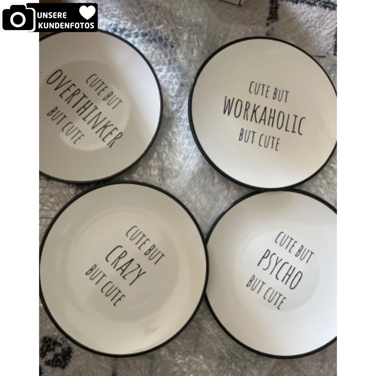 Desertteller Set 4-Teilig Cute But Design