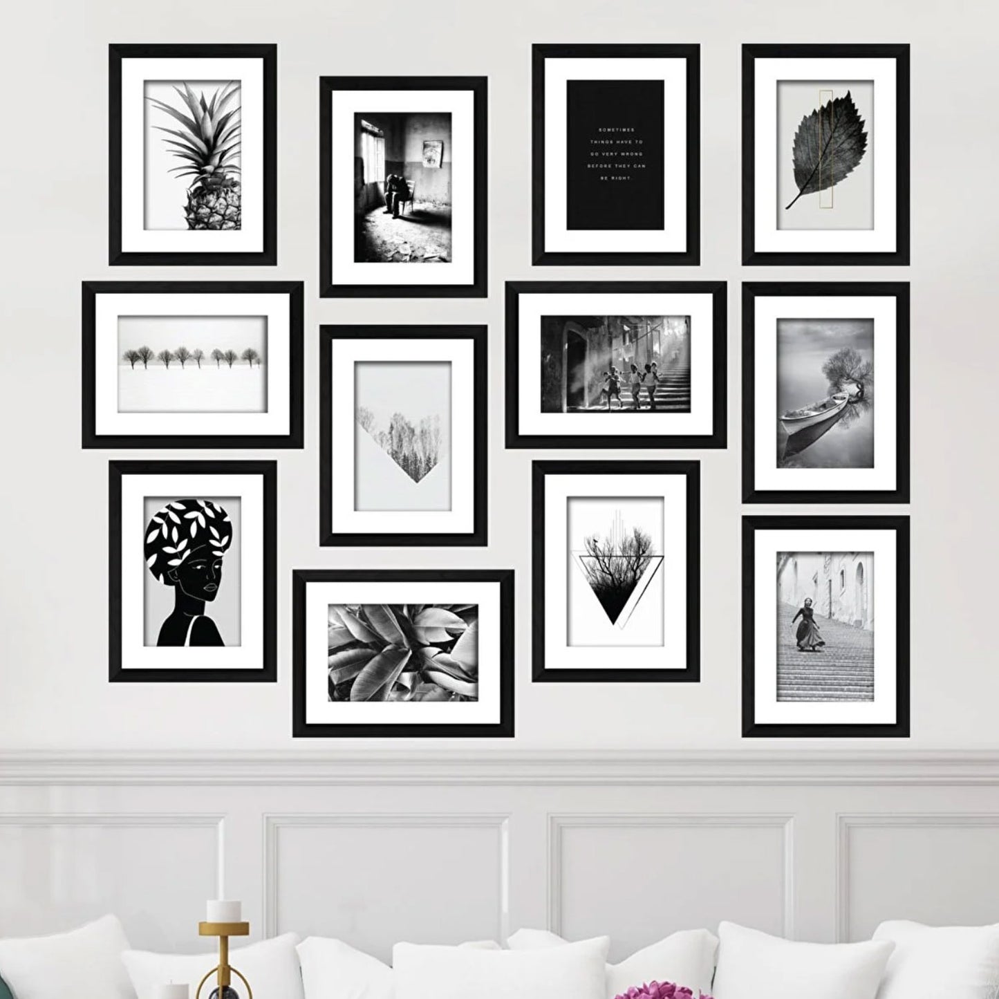 Art Deco Wandbilder 12-Teilig