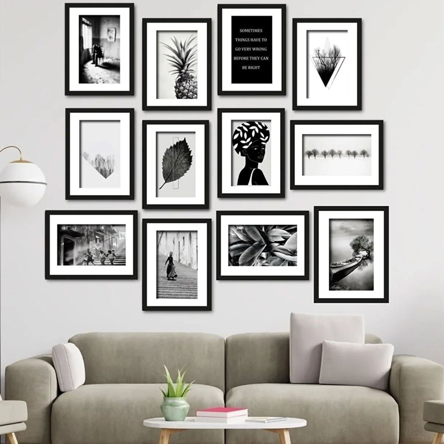 Art Deco Wandbilder 12-Teilig