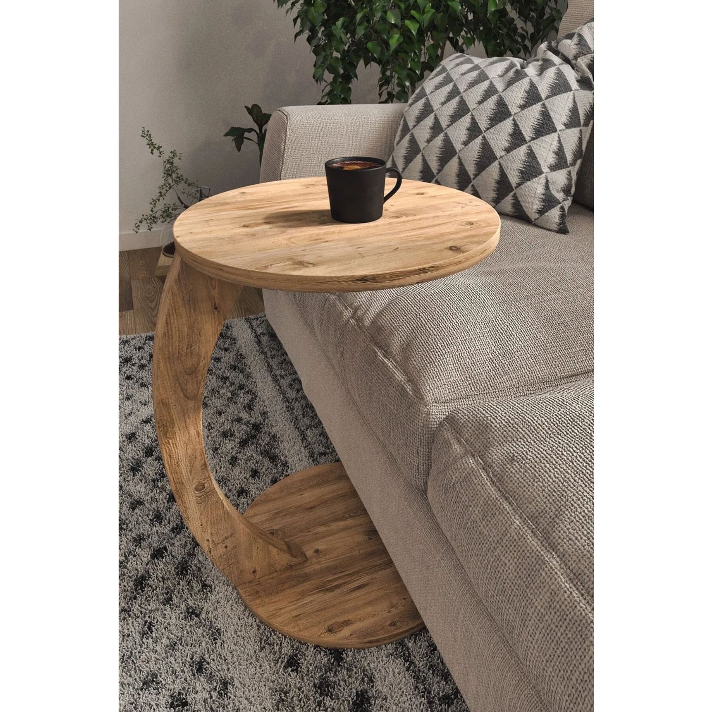 Beistelltisch mit Rollen in 3x Farben