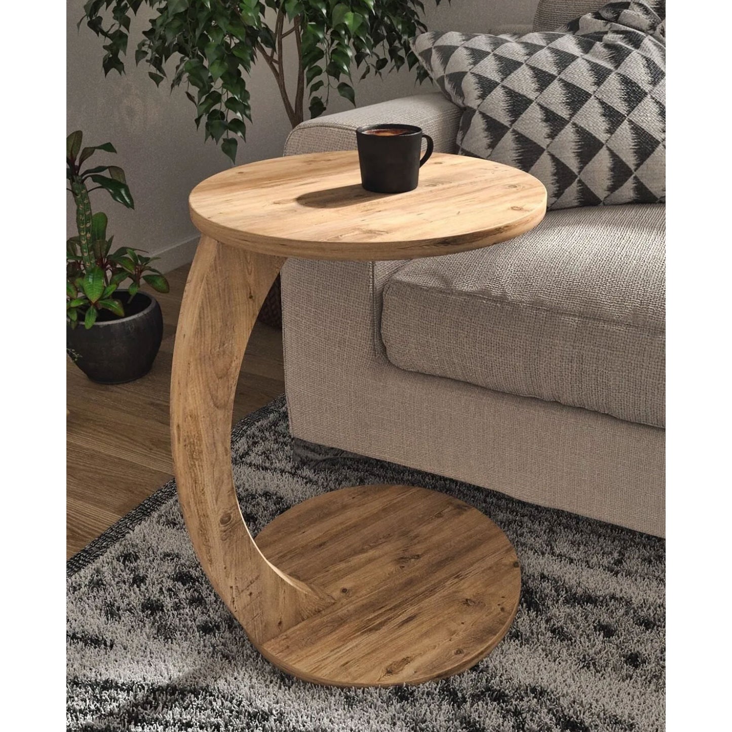 Beistelltisch mit Rollen in 3x Farben