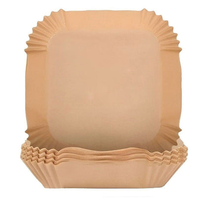 Airfryer Backpapier 100x Stück in Rund & Quadratisch
