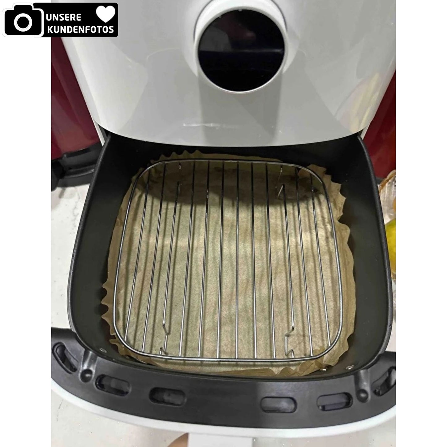Airfryer Backpapier 100x Stück in Rund & Quadratisch