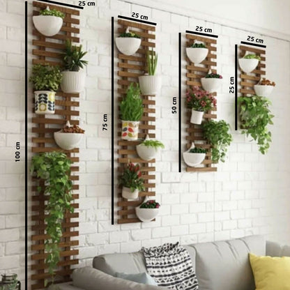 Wandbehänge 4'er Set für Pflanzen