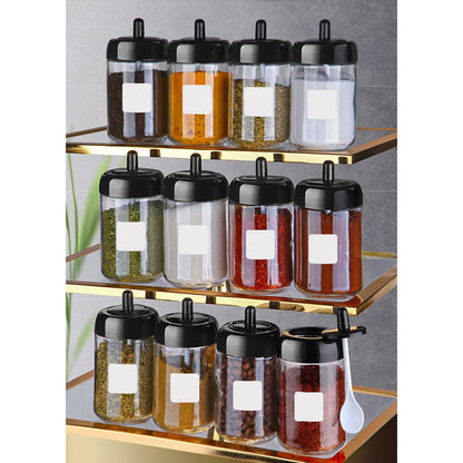 Gewürzbehälter Set Glas 12-Teilig 300ml