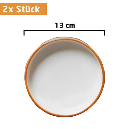Exklusives Frühstückset 14-Teilig 6 Personen Handmade Skandinavien Yellow