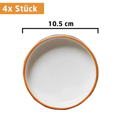 Exklusives Frühstückset 14-Teilig 6 Personen Handmade Skandinavien Yellow