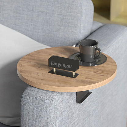 Robustes Sofatablett in 4x Farben Holz & Metall