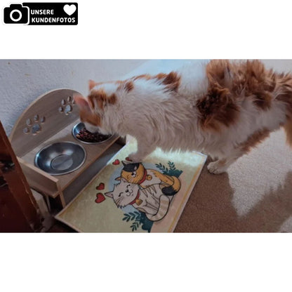 Futternapf für Katzen doppeltseitig