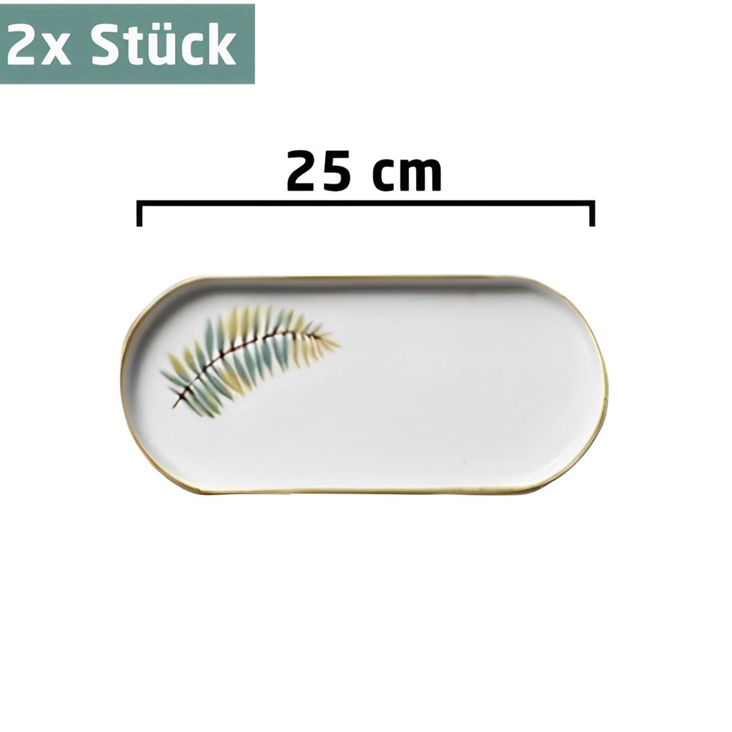 Exklusives Frühstückset 14-Teilig 6 Personen Handmade Skandinavien Green