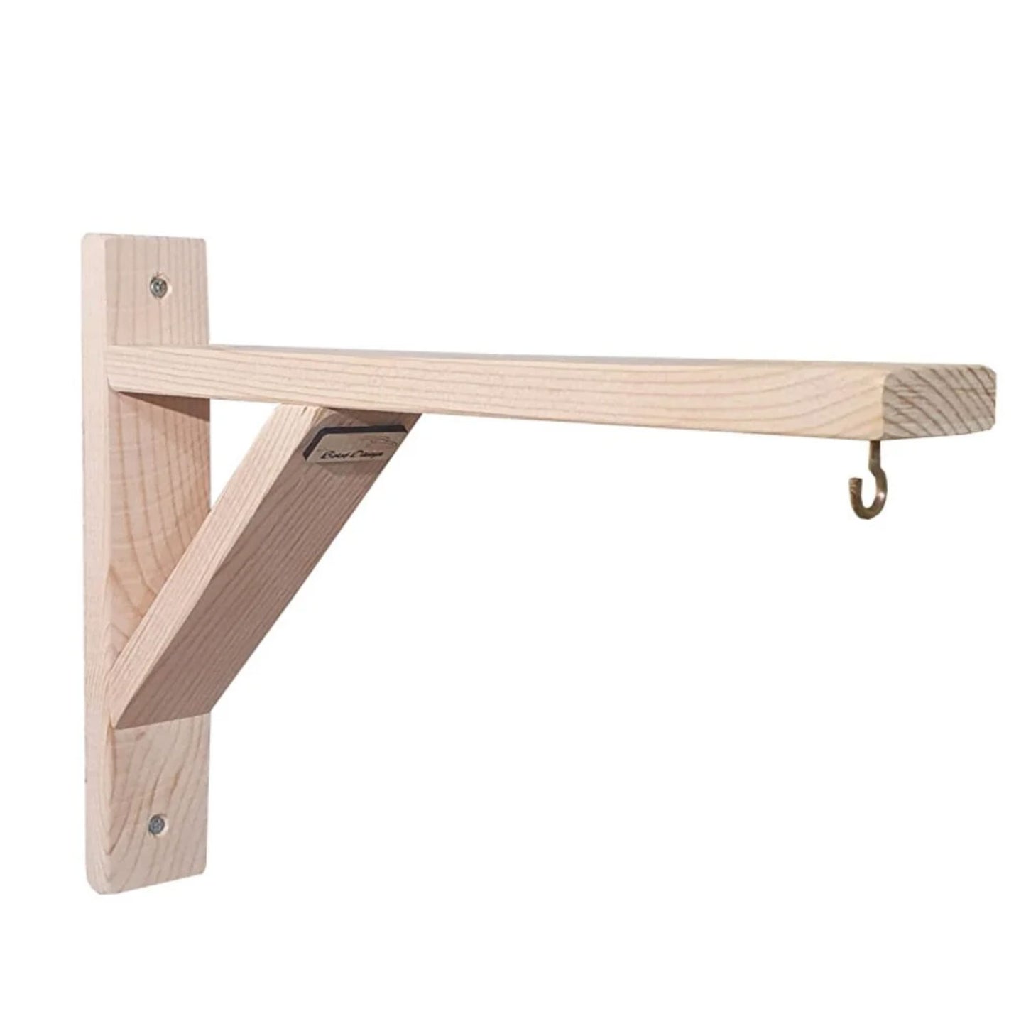 Wandhalterung Holz Regal Halterung 35x25cm Dreieck Holz Regalhalterungen