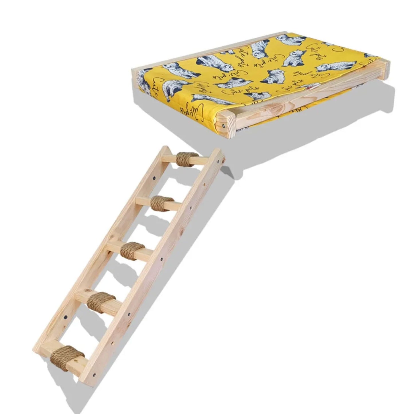 Hängematte & Leiter für Katzen 4x Designs