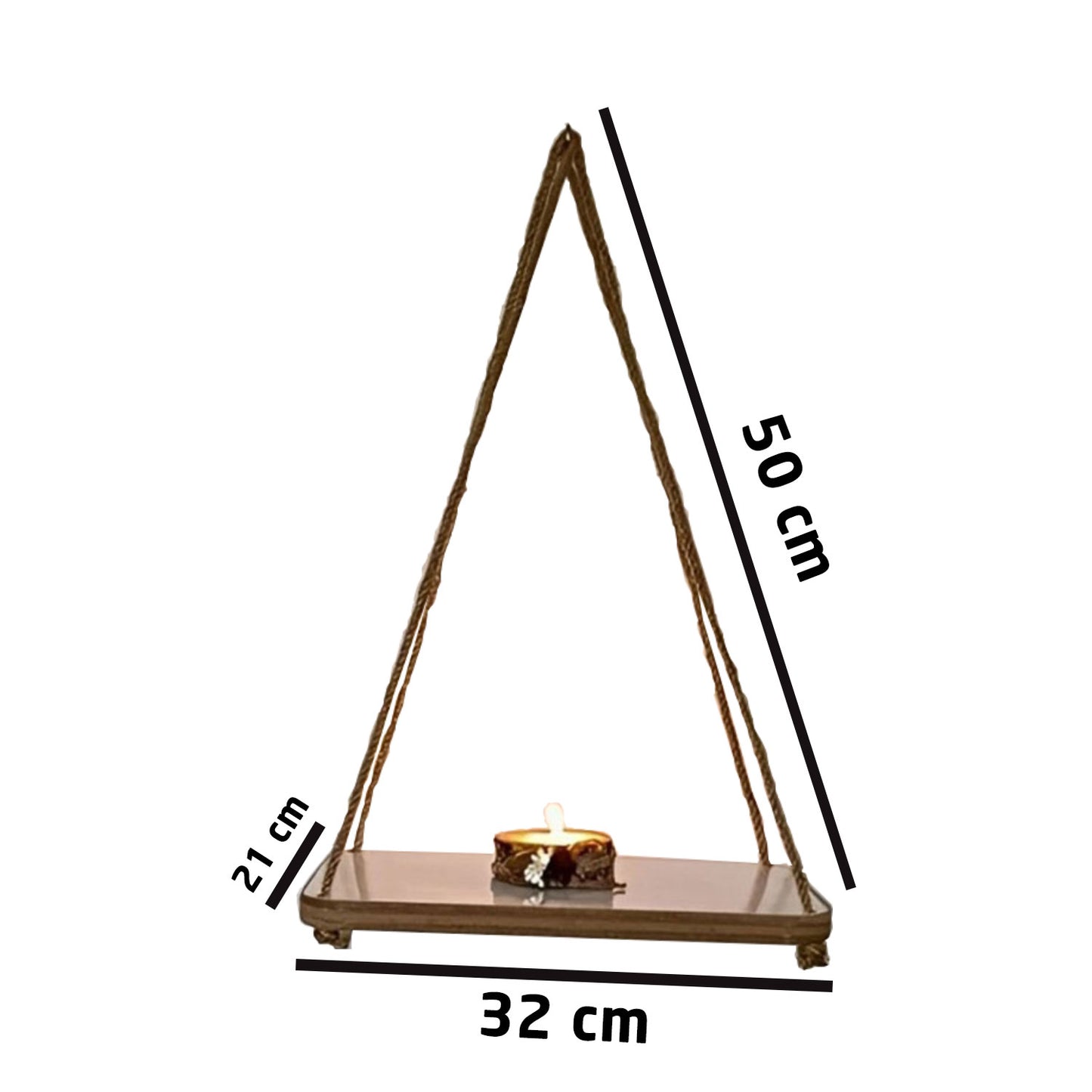 Hängeregal Jute