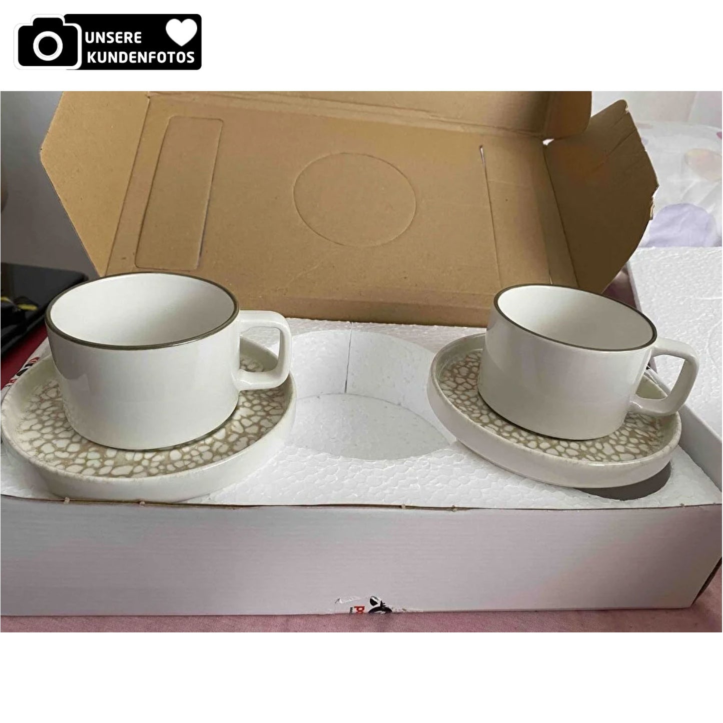 Heda Tee- / Kaffeetassen Set 4-Teilig 2-Personen