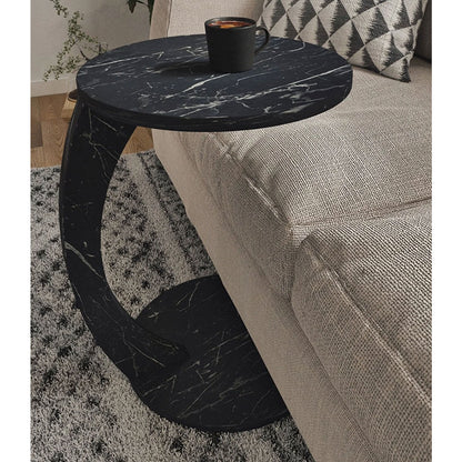 Beistelltisch mit Rollen in 2x Farben Marmor