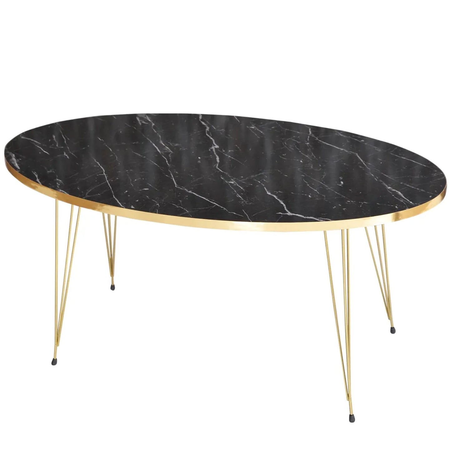 Couchtisch & Beistelltische 4'er Set Oval 4x Farben