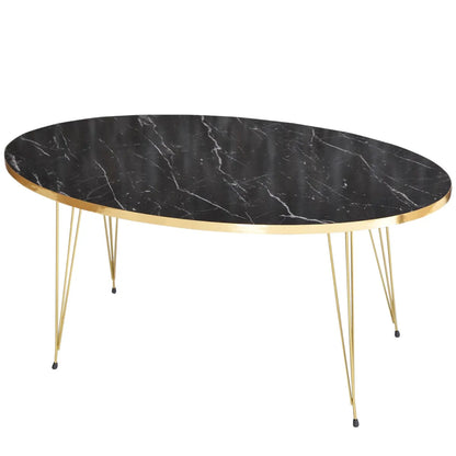 Couchtisch & Beistelltische 4'er Set Oval 4x Farben