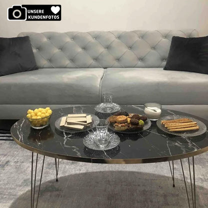 Couchtisch & Beistelltische 4'er Set Oval 4x Farben