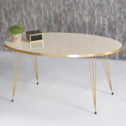 Couchtisch & Beistelltische 4'er Set Oval 4x Farben