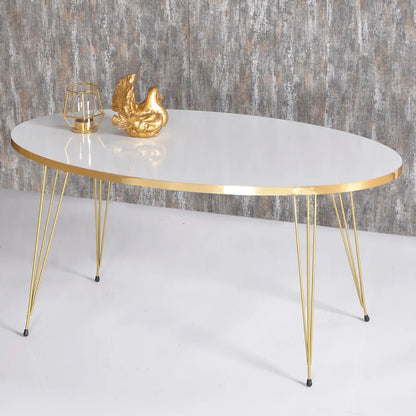 Couchtisch & Beistelltische 4'er Set Oval 4x Farben