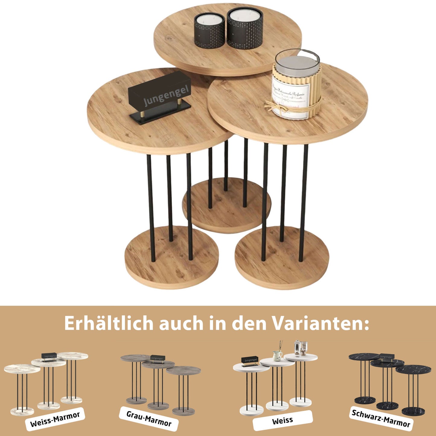 Moderne Beistelltische 5x Designs