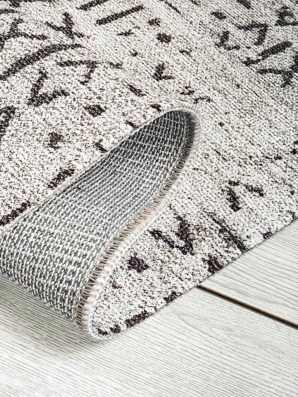 Teppich Aztek Design 8x Größen in Grau