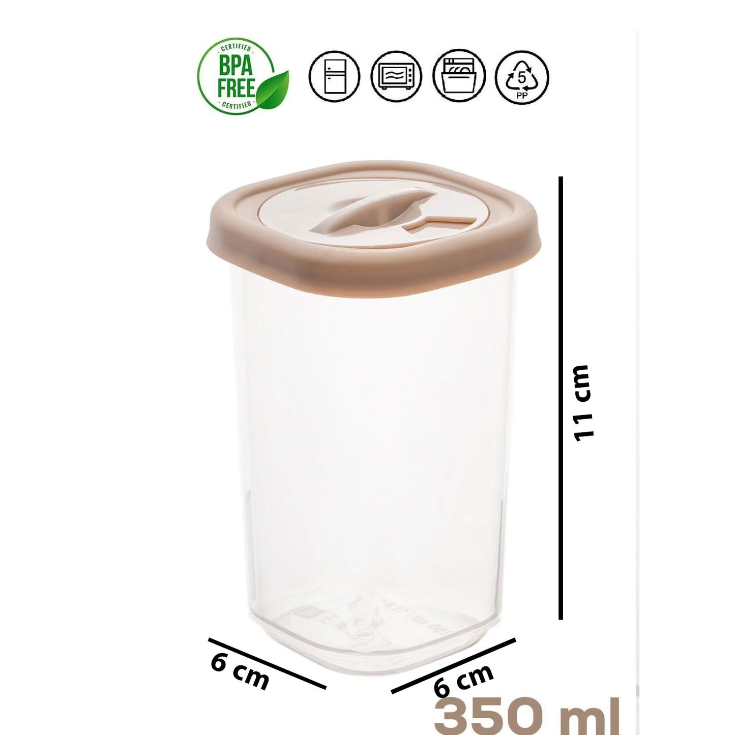 Gewürzbehälter 12x Stück 3x Designs 350ml