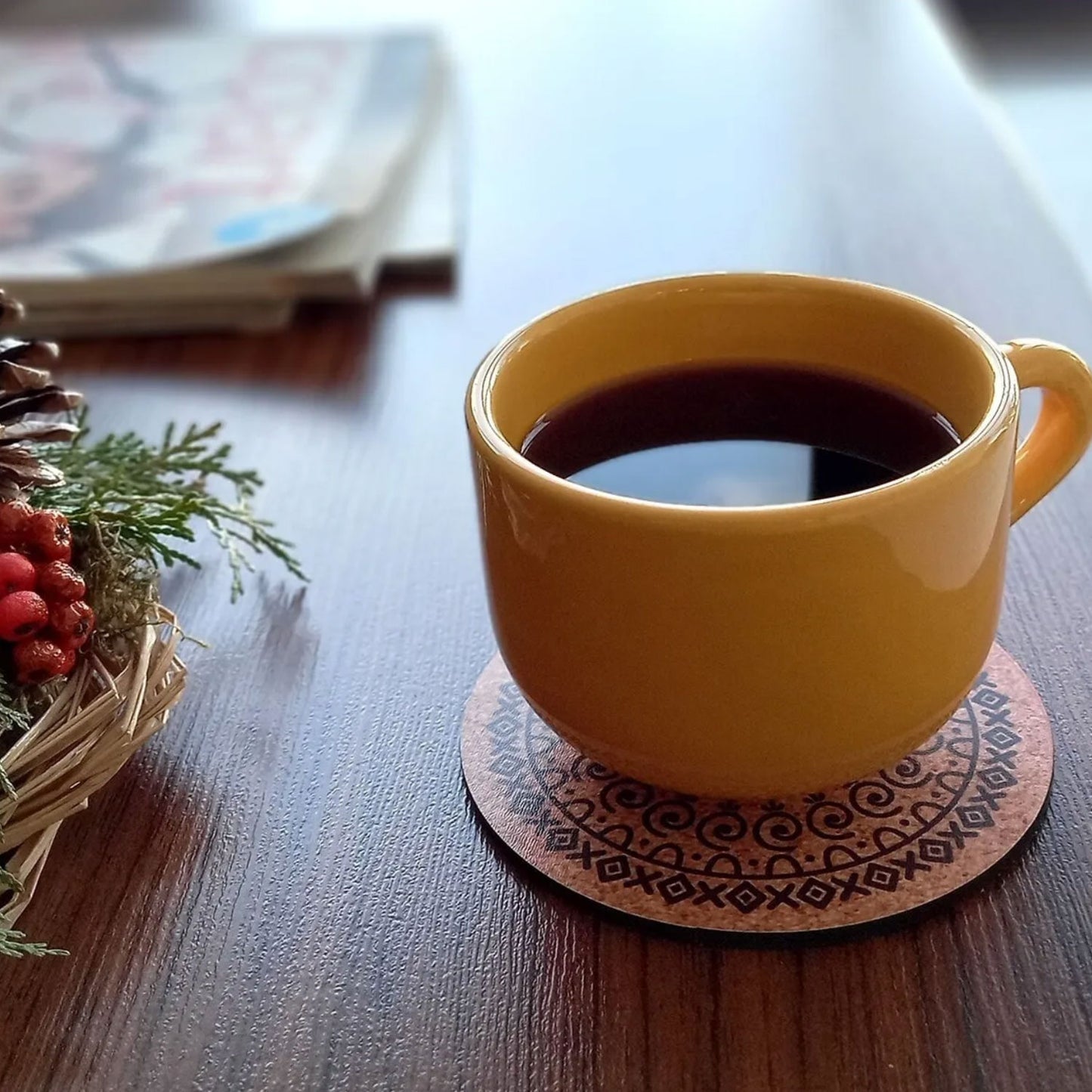 Tassenuntersetzer Set 6x Teilig inkl. Ständer