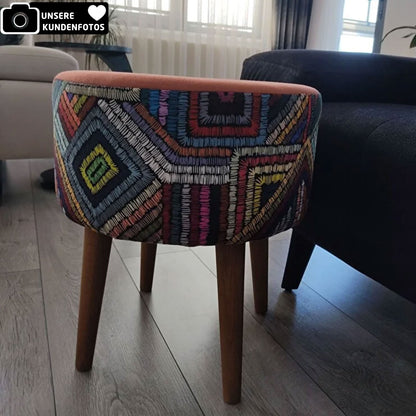 Sitzhocker Regenbogen Retro